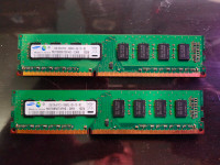 SAMSUNG - 4GB SET (2GB X 2) DDR3-1333 - 240-PIN DIMM MEMORY KIT