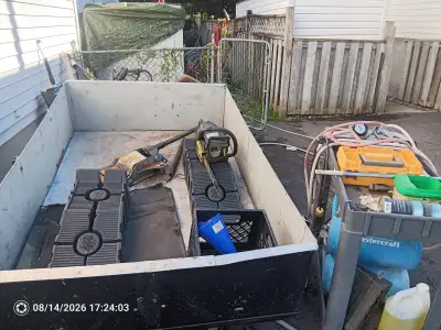 Handy Mans tools with trailer and plates, View more