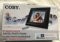  COBY 7”digital photo frame NIB