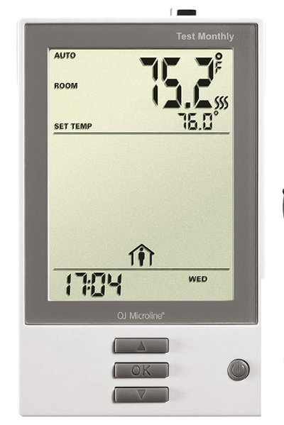 OJ Microline UDG-4999 Thermostat progr. 15A 120/240VAC w/GFCI, View more