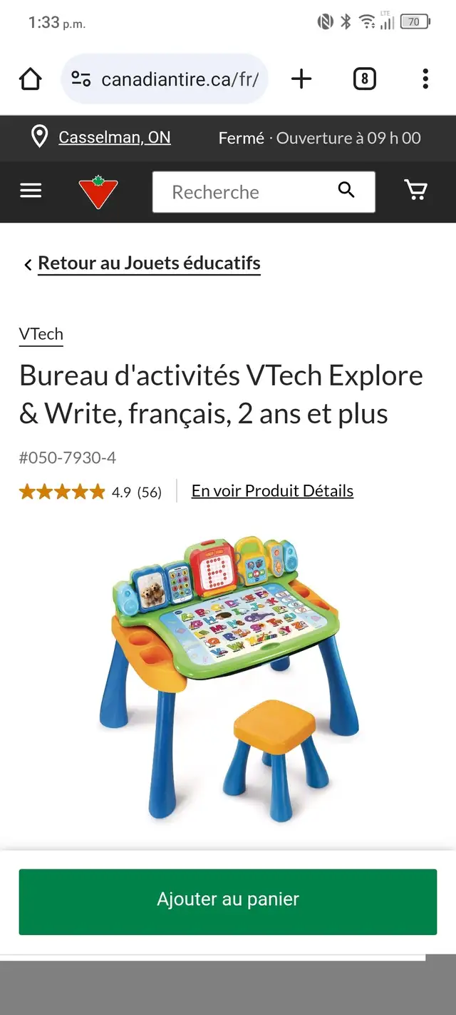 Activity desk  (FR) Vtech in Toys in Ottawa - Image 5