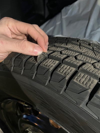 Practically Brand New! This set of winter tires were used by a 2015 Mitsubishi Outlander. Get your v...
