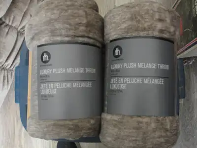 new luxury plush melange throw, View more