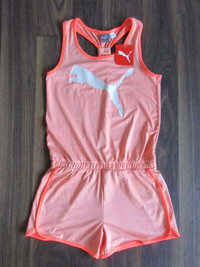 *New* Puma Youth Large Poly Racerback Romper
