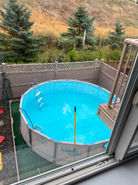 Swimming pool - 14 foot , used one year, comes with accessories.