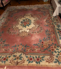 Floral Wool Carpet 10 x 8 feet