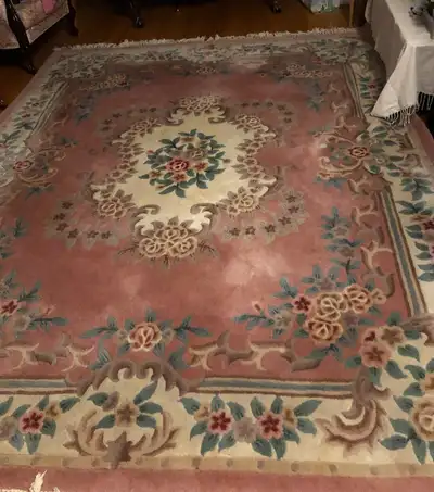 Floral Wool Carpet 10 x 8 feet, View more