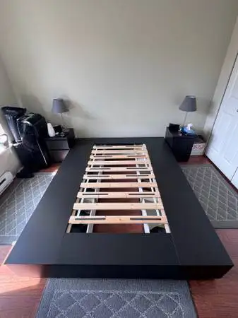 ikea Nordli queen bed frame with 6 drawers , View more