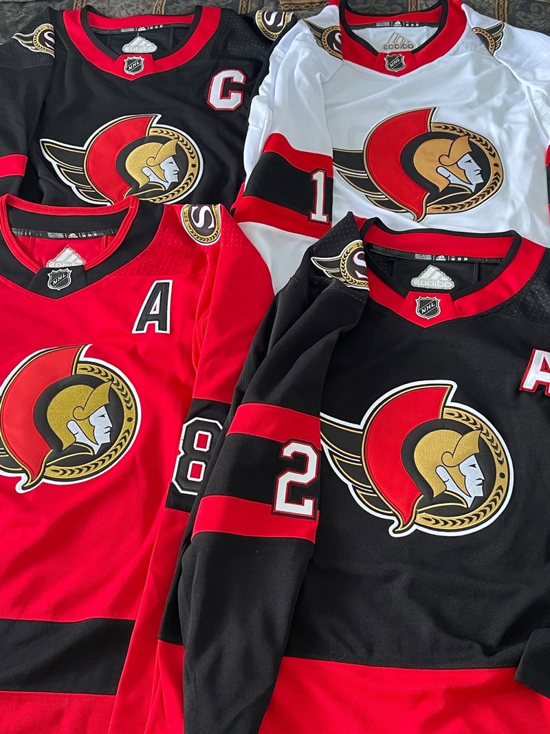 OTTERS SENATORS HOCKEY JERSEYS 80ea. BRAND NEW Hockey Ottawa