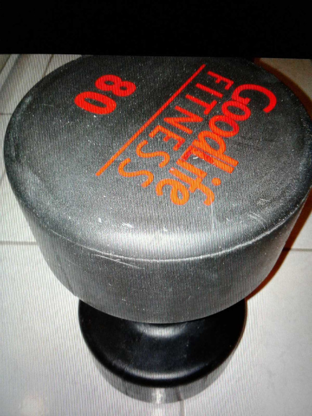 Pair of 80 lbs commercial dumbbells + 80 lbs kettlebell - $280  in Exercise Equipment in City of Toronto - Image 2