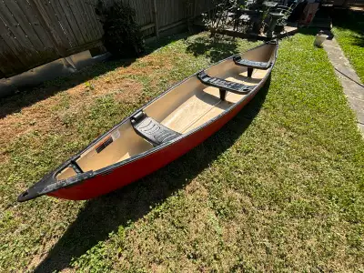 Excellent canoe for 1-3 people. Tracks really well and extremely stable. Great starter canoe - but a...