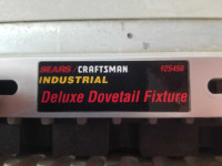 craftsman sears industrial deluxe dovetail fixture