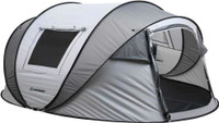 NEW NEUF Instant Pop-Up Camping Tent 5-8 Person Tent