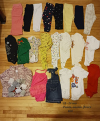 18-24 mo - pants, onsies, fleece, etc