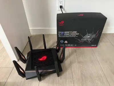 ASUS GT-AX11000 Wi-Fi 6 Gaming Router, View more