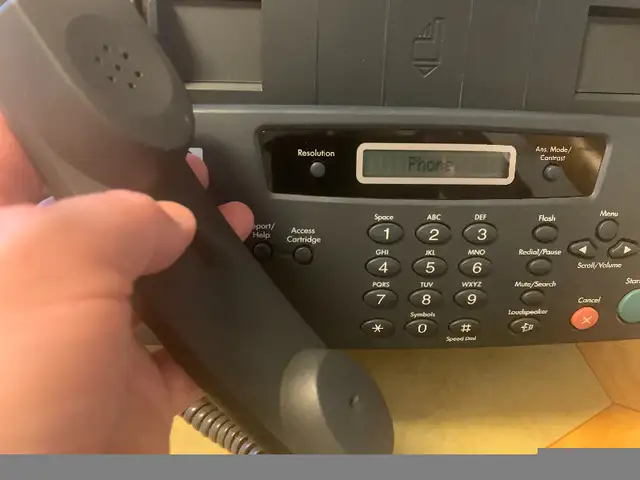HP 1040 Fax Machine with Landline Phone, $25428820951110133764