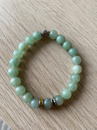 Jade bead bracelet 