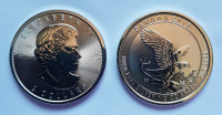Pièces monnaie MRC Canada 1/2 oz Argent 9999 Pur Fin Numismatiqu