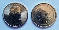 Pièces monnaie MRC Canada 1/2 oz Argent 9999 Pur Fin Numismatiqu
