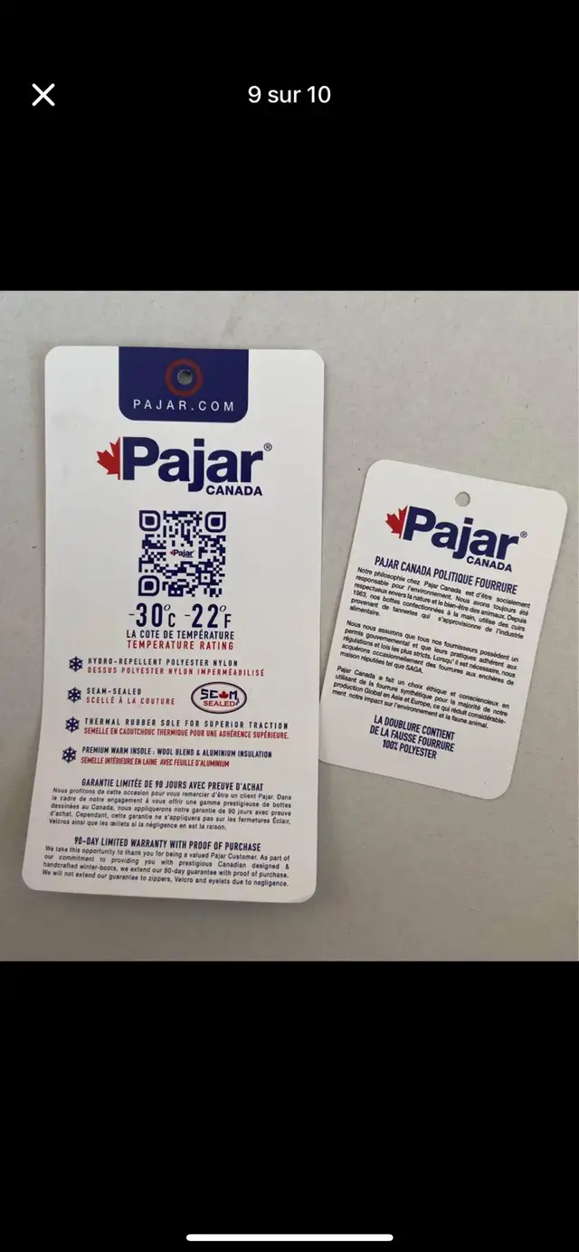 Bottes d’hiver pour femme • Pajar, modèle Tacey Low 2.0 in Women's - Shoes in Québec City - Image 10