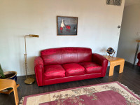 Vintage  ITALY  leather couch