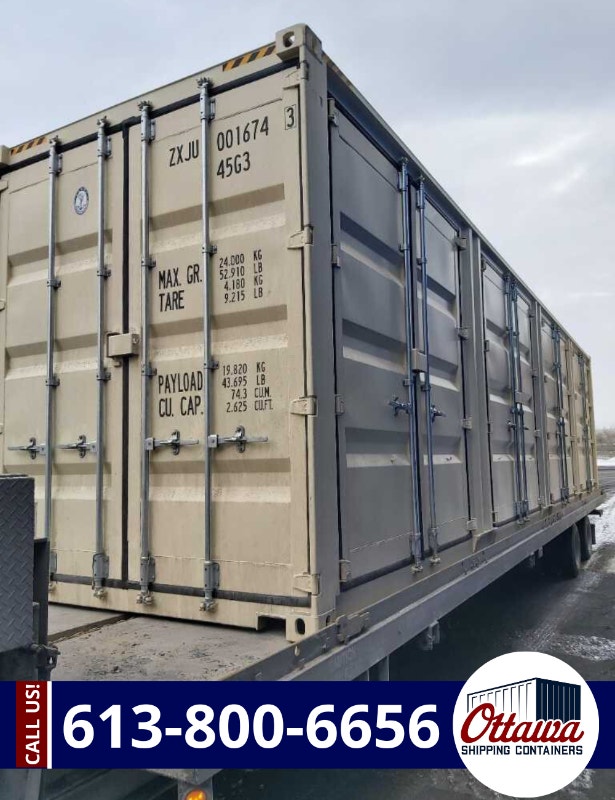 New Rare Side Open 40ft High Cube Shipping Container for SALE! Tool