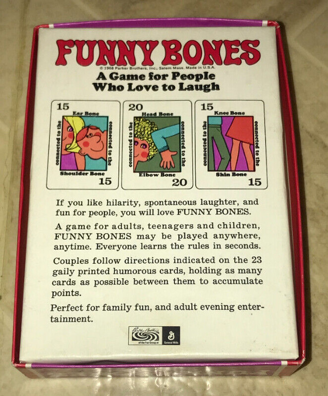 Vintage 1968 FUNNY BONES Card Game Parker Brothers Complete in Toys & Games in St. Catharines - Image 4