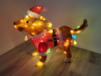 Brand new 3 ft. Christmas decoration LED Dog with Light String