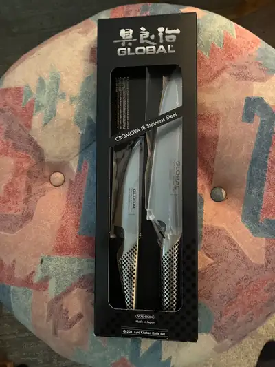2 Piece Global knife set, View more