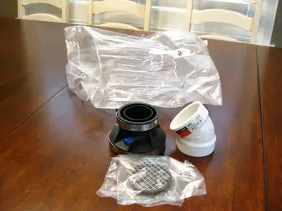 Brand New 2" Power Vent Water Heater Install Kit -Fernco, Ipex +, View more