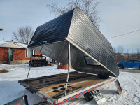 Triton enclosed aluminum snowmobile trailer 