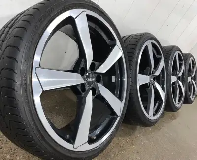 2020 Audi TT RS 20" OEM / Original "Audi Sport" wheels and summer tires for sale. The rims will fit...