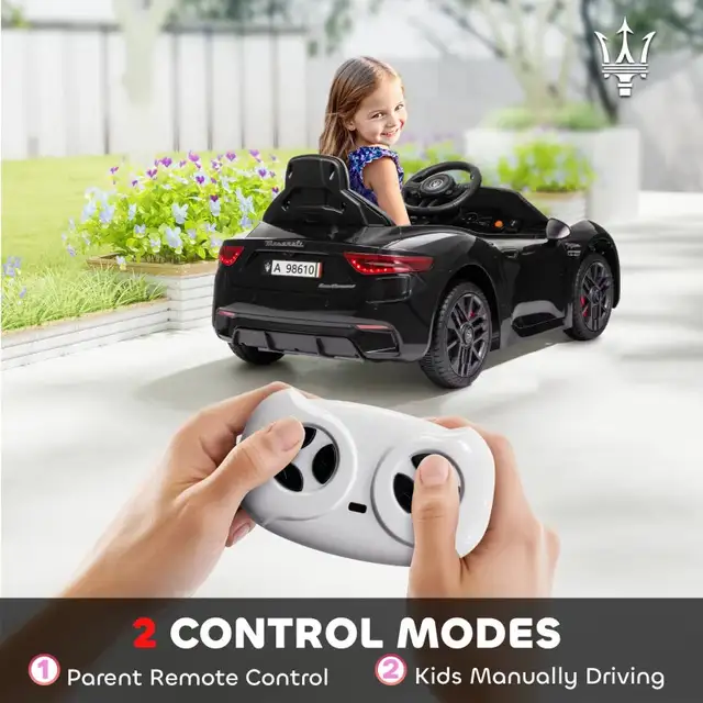 12V Maserati Gran Turismo Licensed Kids Electric Car w/ Remote C in Toys & Games in Markham / York Region - Image 6