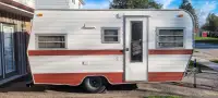 1972 Corsair travel  trailer camper 13ft