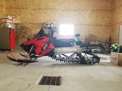 Great sled. Very reliable 600 cc. Pro chasis pro rmk. Very light and nimble. New polaris track. Belt...