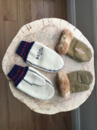 Native winter mittens