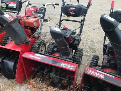 Broken and Old Snowblower pickup, View more