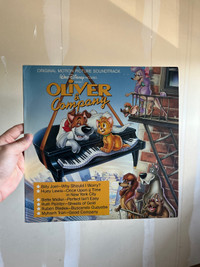 Disney Oliver and Company Vinyl Record LP VG+/VG RARE!!!