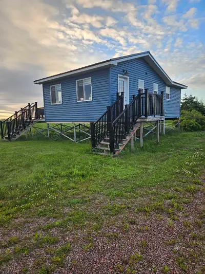 Was built 4 years ago only...20 feet x 20 feet plus 12x12 bedroom 200 amp underground electricity. B...