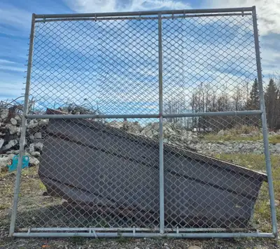Chainlink Fence Panel 8'6" X 8'6" $60 Located at the Brazeau Recycling Centre, 5 minutes west of Dra...