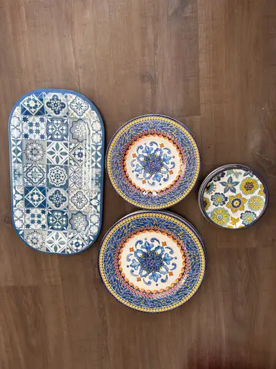 New Plastic dinner set, View more