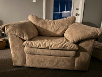 Comfy suede chair