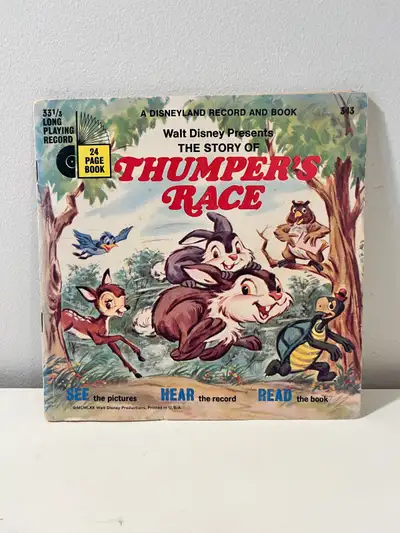 A Disneyland Record and Book Walt Disney Presents Thumper, View more