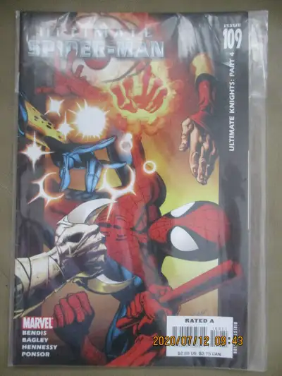 Ultimate Spiderman #109 Daredevil Doctor Strange Moon Knight, View more