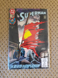 "The Death of Superman!" Comics (mint condition)