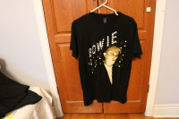 3 Band NEW T-Shirts David Bowie, The Cure, Chvrches