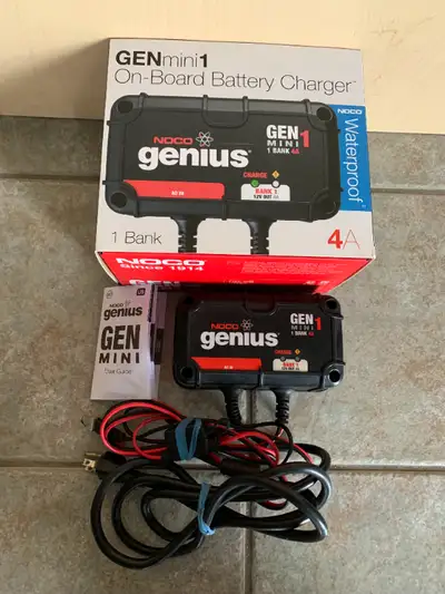 I have for sale an almost new Noco Genius mini 1 on board, smart charger for vehicles. It was used f...