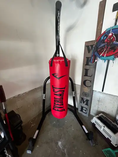 Everlast Punching Bag with Stand and Gloves, View more