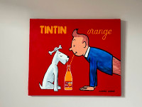 Toile poster Tintin