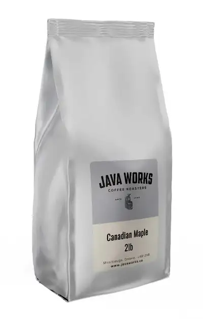 Java Works' Canadian Maple Flavoured Coffee - Whole Bean, View more